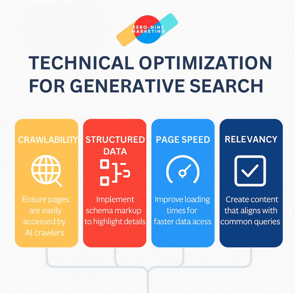 Technical Optimization for Generative Search Engines